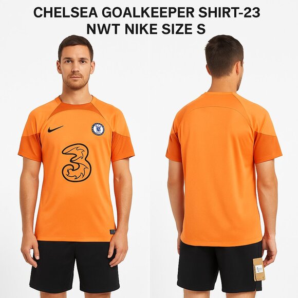 CHELSEA GOALKEEPER SHIRT 2022-23 NWT NIKE SIZE S - Picture 1 of 9